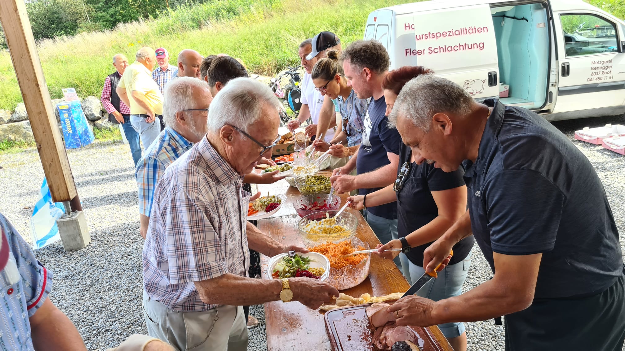 Thalmann Hans beim Schöpfen